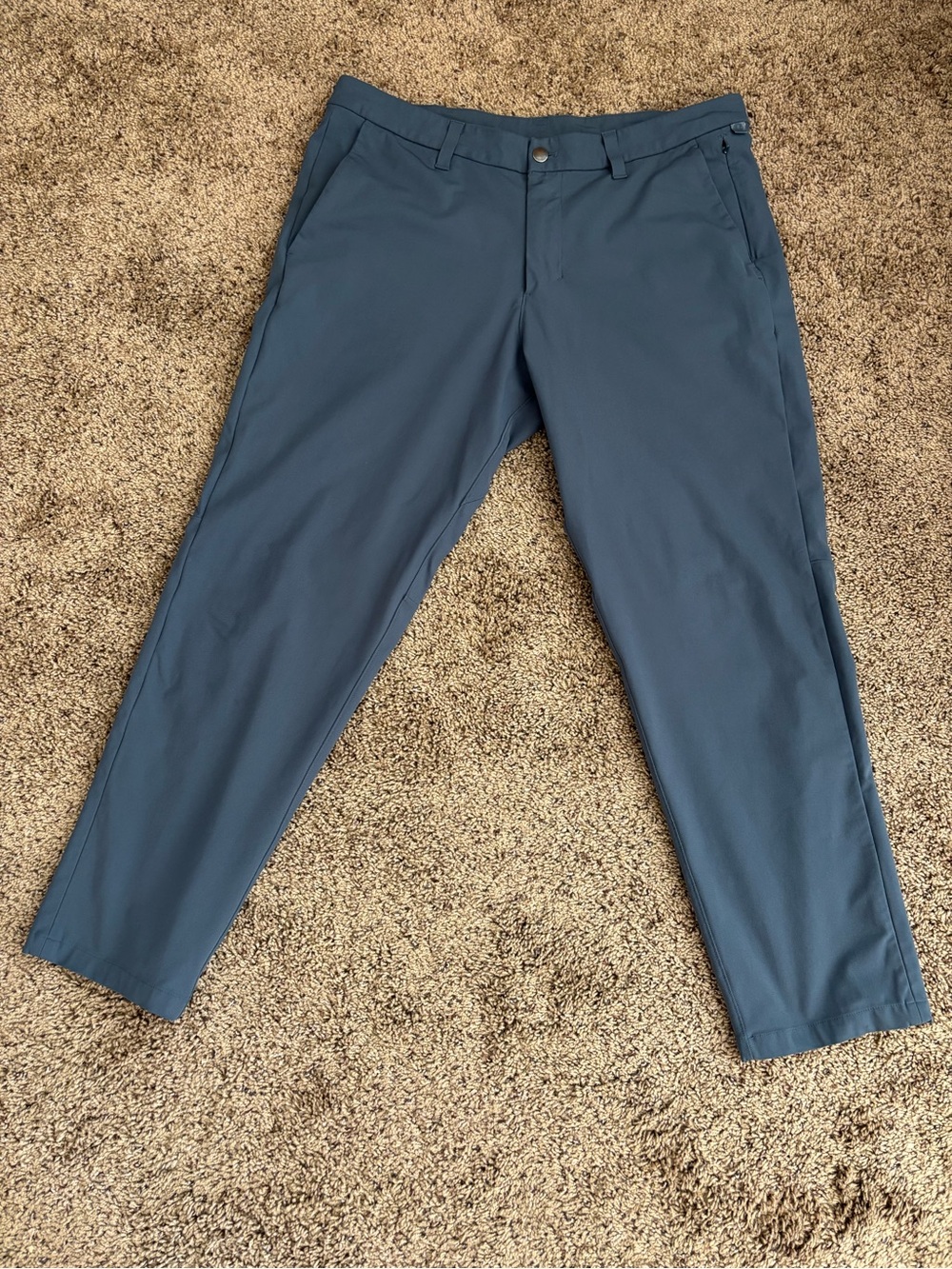 Lululemon Men’s Commission Pant Slim Fit Warpstreme Size 36x27 Blue M5974S